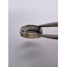 925 Sterling Silver Band Flower Pattern Ring Size 4