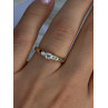 14K Yellow Gold Diamond 0.36 Carat Total Weight Ring Size 7