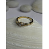 14K Yellow Gold Diamond 0.36 Carat Total Weight Ring Size 7