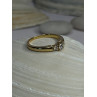 14K Yellow Gold Diamond 0.36 Carat Total Weight Ring Size 7