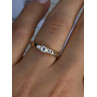 14K Yellow Gold Diamond 0.36 Carat Total Weight Ring Size 7
