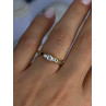 14K Yellow Gold Diamond 0.36 Carat Total Weight Ring Size 7