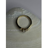 14K Yellow Gold Diamond 0.36 Carat Total Weight Ring Size 7