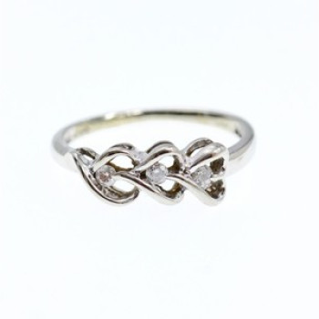 10K White Gold Diamonds 
