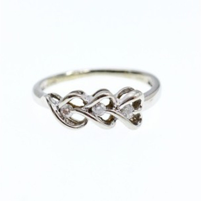 10K White Gold Diamonds 