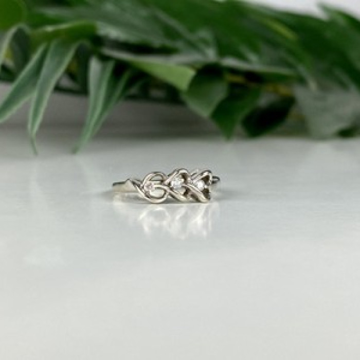 10K White Gold Diamonds 