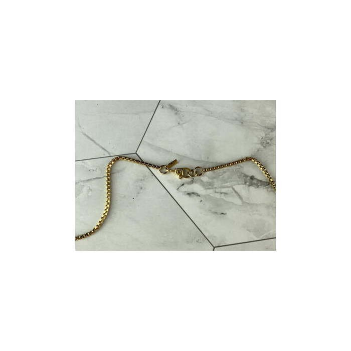 Chain With Pendant In Gilding Coral & CZ