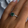 Ale 54 925 Sterling Silver Spinel & Beryl Ring Size 7
