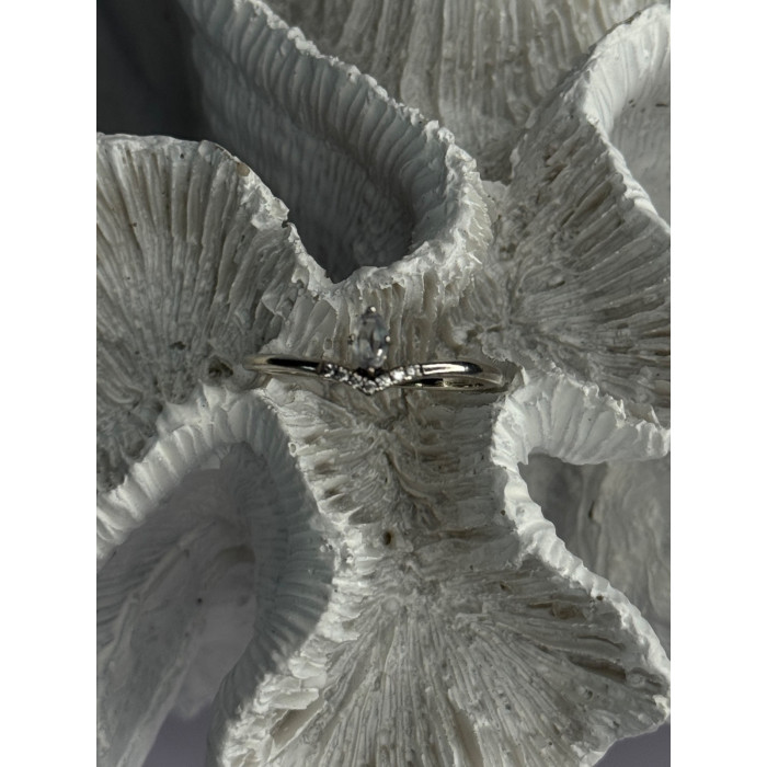 Ale 62 925 Sterling Silver Topaz & Beryl Ring Size 10