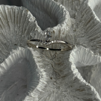Ale 62 925 Sterling Silver Topaz & Beryl Ring Size 10