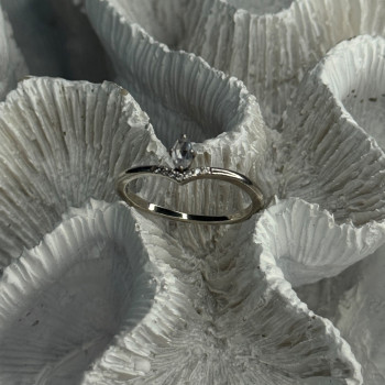 Ale 62 925 Sterling Silver Topaz & Beryl Ring Size 10
