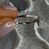Ale 62 925 Sterling Silver Topaz & Beryl Ring Size 10