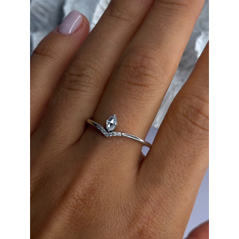 Ale 62 925 Sterling Silver Topaz & Beryl Ring Size 10