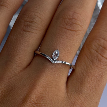 Ale 62 925 Sterling Silver Topaz & Beryl Ring Size 10