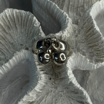 Vintage Bells 925 Sterling Silver Ring Size 7
