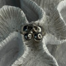 Vintage Bells 925 Sterling Silver Ring Size 7