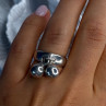 Vintage Bells 925 Sterling Silver Ring Size 7