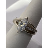 925 Sterling Silver CZ Ring Size 7.5