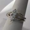 925 Sterling Silver CZ Ring Size 7.5