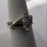 925 Sterling Silver CZ Ring Size 7.5