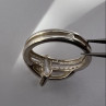 925 Sterling Silver CZ Ring Size 7.5
