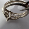925 Sterling Silver CZ Ring Size 7.5