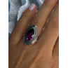 925 Sterling Silver Watermelon Tourmaline Ring Size 7