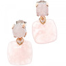 925 Sterling Silver Gold Plated Morganite 