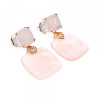 925 Sterling Silver Gold Plated Morganite 