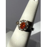 925 Sterling Silver Citrine, Goshenite Ring Size 6.5