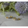14K Yellow Gold Tanzanite Earrings