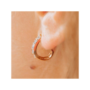 14K YELLOW GOLD TANZANITE EARRINGS