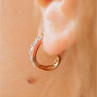 14K Yellow Gold Tanzanite Earrings