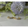 14K Yellow Gold Tanzanite Earrings