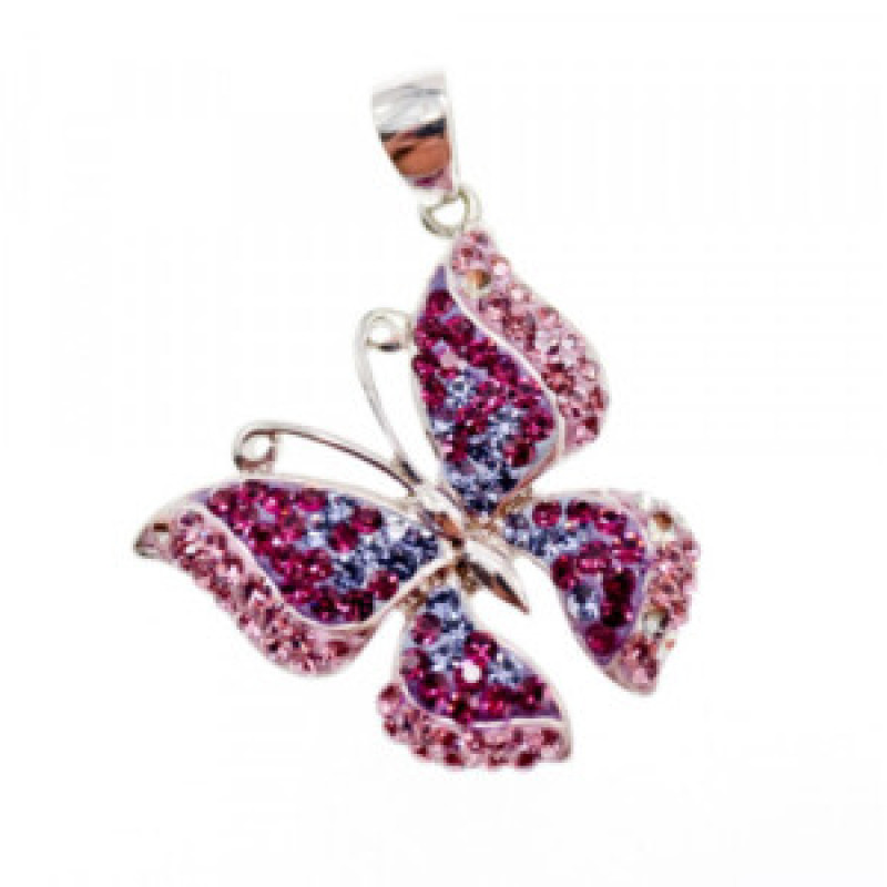 925 Sterling Silver Multicolor CZ 