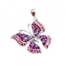 925 Sterling Silver Multicolor CZ 