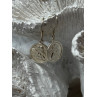 925 Sterling Silver Angels Earrings Length 1.3 Inch