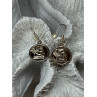 925 Sterling Silver Angels Earrings Length 1.3 Inch