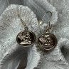 925 Sterling Silver Angels Earrings Length 1.3 Inch