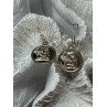 925 Sterling Silver Angels Earrings Length 1.3 Inch