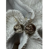 925 Sterling Silver Angels Earrings Length 1.3 Inch