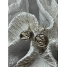 925 Sterling Silver Angels Earrings Length 1.3 Inch