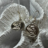 925 Sterling Silver Angels Earrings Length 1.3 Inch