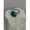 925 Sterling Silver Aquamarine Ring Size 4