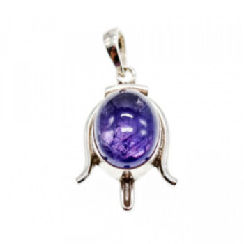 925 Sterling Silver Agate Pendant