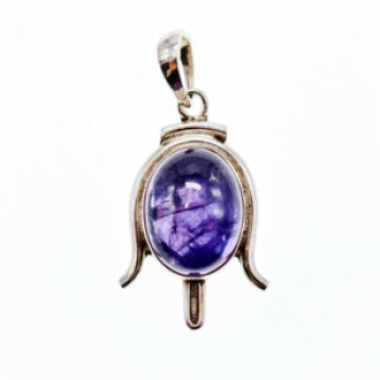 925 Sterling Silver Agate Pendant