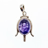 925 Sterling Silver Agate Pendant