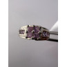 925 Sterling Silver Pink CZ Ring Size 6