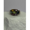 925 Sterling Silver Multicolor Spinel Ring Size 6