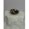 925 Sterling Silver Multicolor Spinel Ring Size 6